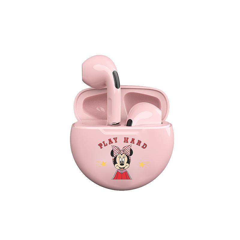 迪士尼无线蓝牙耳机半入耳式男女生降噪2022年新款运动单双耳耳麦