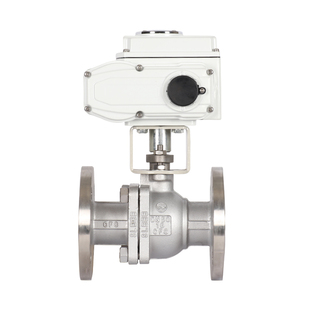 电动球阀Q941F-16P不锈钢法兰开关阀液体空气蒸汽调节阀DN50 100