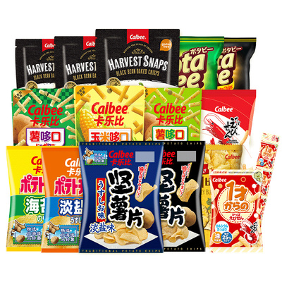 任选薯片土豆棒卡乐比虾条零食