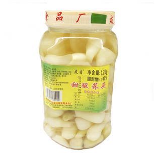 甜酸荞头1.2kg即食友日广东佛山友联富兴为录1.3kg藠头甜姜茭山椒