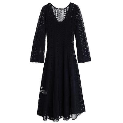 ameri系列连衣裙收腰露肤蕾丝