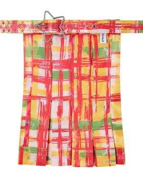 Desigual【COLLINA STRADA设计师款】炫彩印花铆钉女士腰带