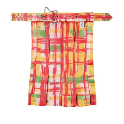 Desigual【COLLINA STRADA设计师款】炫彩印花铆钉女士腰带