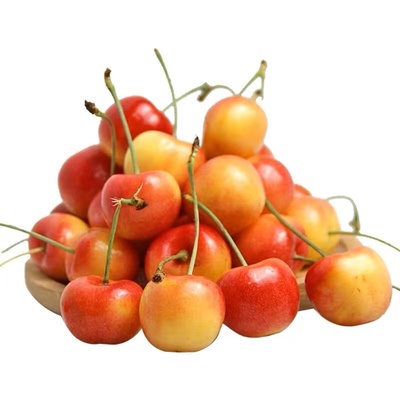 新鲜脆甜3勾2勾黄金雷尼尔车厘子