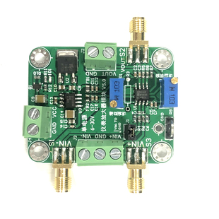 毫伏/微伏电压放大 仪表放大 AD620模块 单端/差分 单电源 低噪声