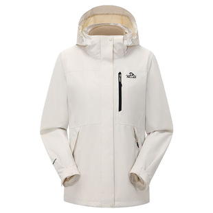 【山野2.0】伯希和户外白色冲锋衣女26新款三合一防风防水登山服