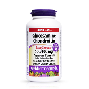 webber伟博加拿大正软骨素硫酸氨糖氨基葡萄糖D3关节维骨力300粒
