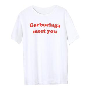 Garbociaga龍喜儿 童心未泯 字母活性印花短袖T恤1240