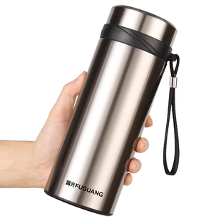 富光保温杯男士大容量不锈钢水杯1000ml高档便携泡茶杯子车载茶杯