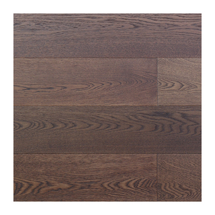 REMEWOOD深色橡木多层实木复合ENF级环保地暖家用咖色木地板15mm