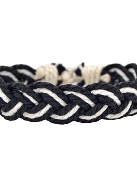 编织手链棉麻纯棉ins风简约风手