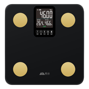 香山智能体脂秤体重秤家用精准减肥专用电子秤人体称充电称重标准