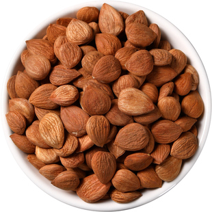 苦杏仁中药材500g/250克山杏仁北杏仁去皮生杏仁带皮药用炒苦杏仁