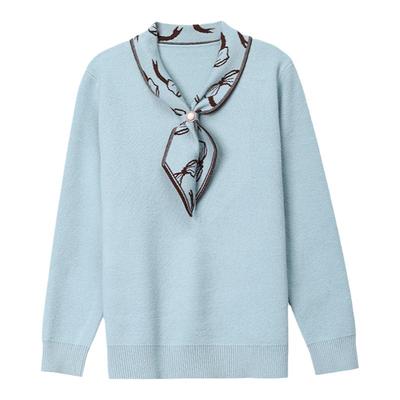 恒源祥长袖针织外套妈妈秋季女装