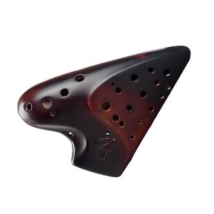 风雅陶笛熏烧三管中音c调专业型演奏级陶笛3管AC超吹22度音宽音域