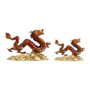 【明星同款】朱炳仁铜钱龙进宝龙摆件桌面办公室家居装饰开业礼品