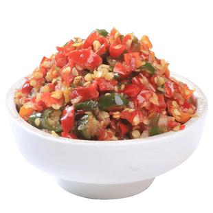 湖南特产特辣蒜蓉辣椒酱香辣剁辣椒下饭菜小米剁椒拌面拌饭酱专用