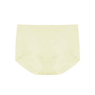 歌瑞森女士冰丝中腰一片式无痕透气内裤不夹裆平角夏季超薄三角裤