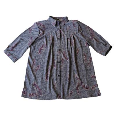 胖妈妈衬衫洋气200斤宽松