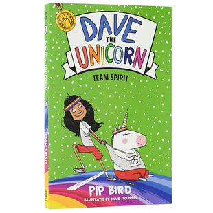 【预售】【独角兽戴夫】团队精神英文儿童章节书进口原版外版书平装【Dave the Unicorn】Team Spirit 2 Pip Bird Imprint