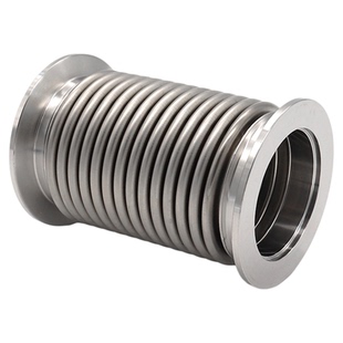 KF63高真空波纹管不锈钢柔性真空软管NW80 卡盘快装抽真软连接100