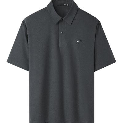 海澜之家胸口字母透气短袖POLO男