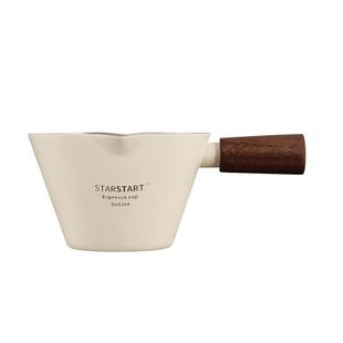 咖啡萃取杯意式浓缩咖啡杯接液量杯咖啡液萃取杯刻度咖啡机配件