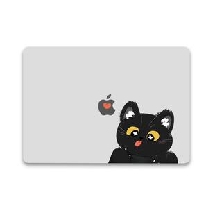 苹果电脑macbookair15保护壳可爱黑猫macbook14笔记本保护套檀雪pro13寸M1配件2024新款磨砂壳16寸外壳保护套
