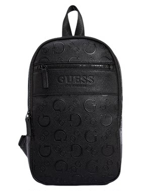 GUESS男士胸包休闲商务拉链斜挎