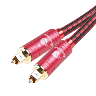 JIB德国蟒蛇hifi发烧级spdif数字光纤信号音频线高聚光optical声卡cd机电视接回音壁功放解码器连接线RB101