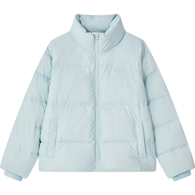 波尼PONY1972女款羽绒服冬粉蓝色户外休闲羽绒服 243W2OF30PB