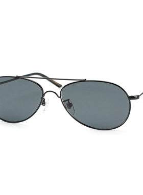 POSESION复古飞行员墨镜男潮流配度数近视偏光太阳镜男士开车驾驶