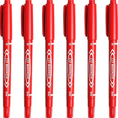 买一桶送一桶~小双头记号笔红色