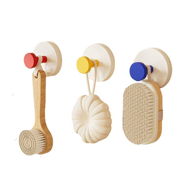 多巴胺吸盘挂钩玄关挂钩承重力强粘胶免打孔入户门口放钥匙神器