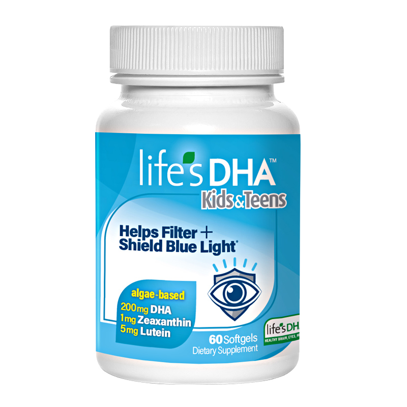 Life's DHA 叶黄素海藻油dha60粒儿童护眼青少年抗蓝光学生帝斯曼