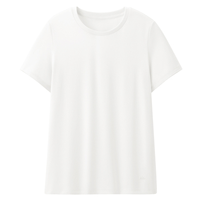 蕉下T恤女短袖正肩上衣棉白衣服