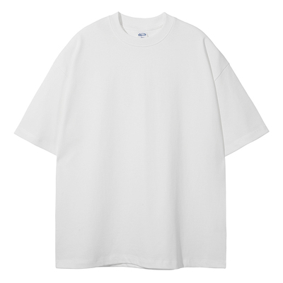 385G重磅纯色短袖T恤宽松上衣