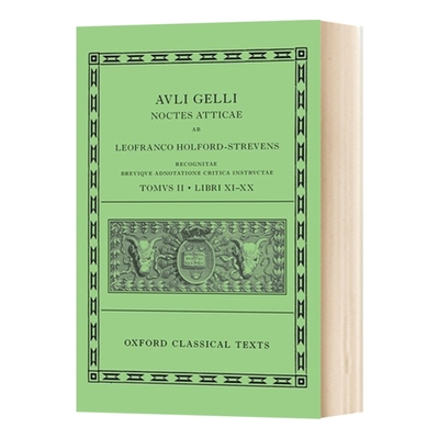 英文原版 精装 Aulus Gellius Attic Nights Books 11-20 阿提卡之夜 第11-20卷 奥卢斯·格利乌斯 英文版 进口英语原版书籍