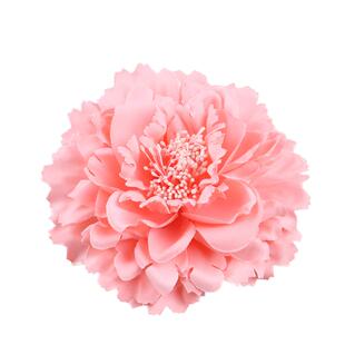 韩版布艺牡丹花朵多层胸花胸针头饰头花旅游度假海边拍照配饰品