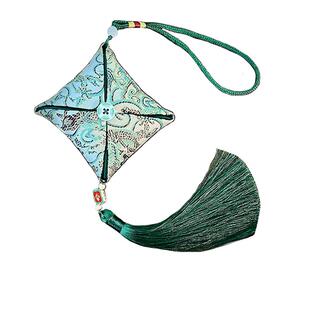 新年宋锦古风香囊定制DIY材料包圣诞节空袋伴手礼送情侣礼物香包