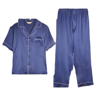 美标男士真丝睡衣家居服
