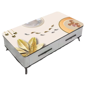 艺馨居美简约皮革加厚不透明桌垫