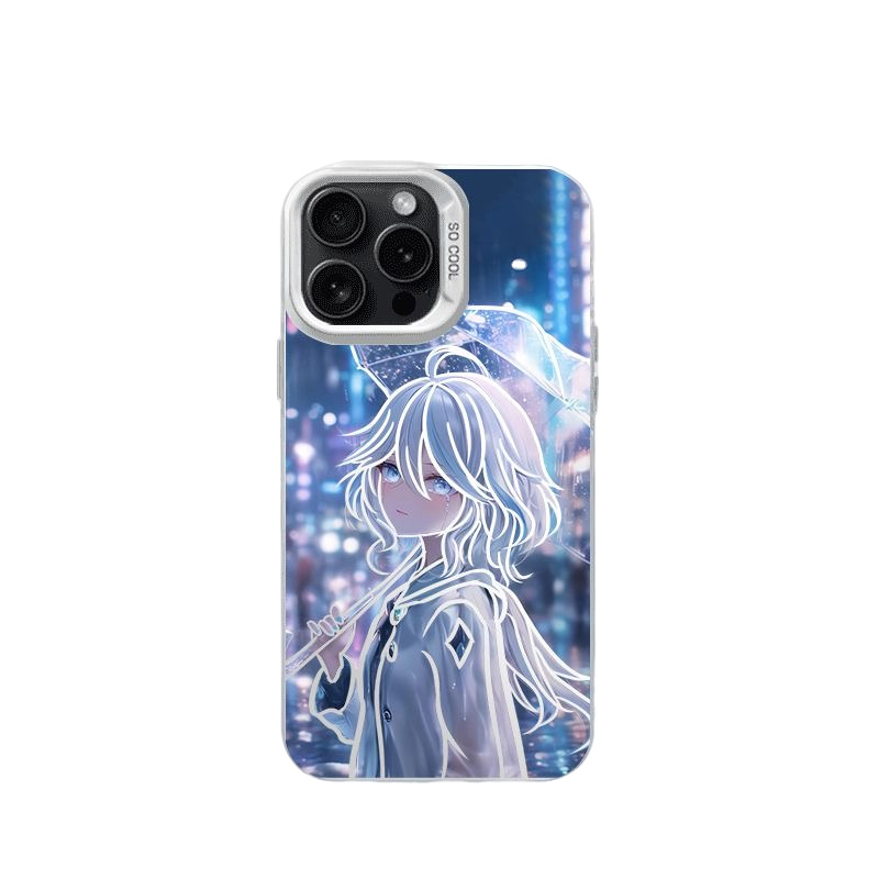 原神手机壳新款芙宁娜神里绫华申鹤雷神适用iphone16苹果15彩银壳小米14红米k80华为m70二次元iQOO13一加ace5