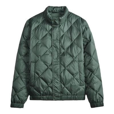 圣大保罗羽绒服男款冬季菱格