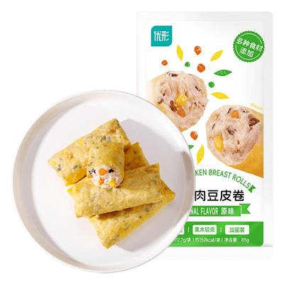 优形豆皮鸡肉卷鸡肉卷即食零食干豆腐卷解馋食品鸡肉卷