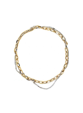 justine同款潮牌网红金属颈链