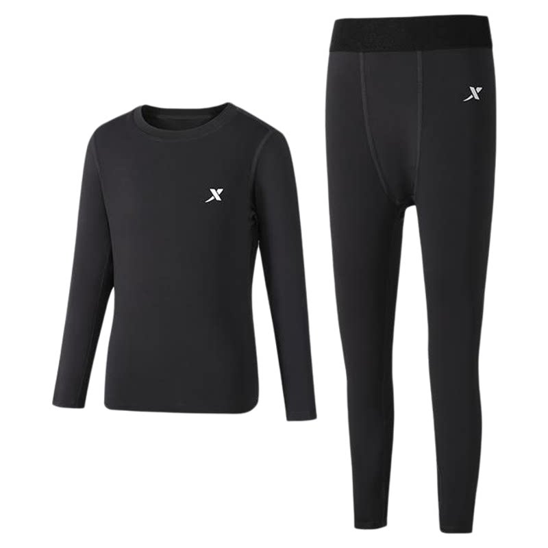 特步儿童紧身衣训练服秋冬