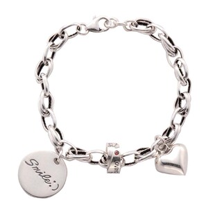 s925纯银个性时尚手链女桃心爱心复古小众设计韩国网红潮ins学生