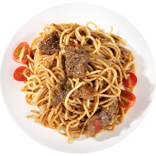 潮香村黑椒牛柳意大利面冷冻半成品拌面微波速食西餐免煮黑椒意面