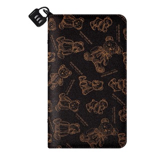 欧诺小熊密码锁拉链存单夹票据银行定期活期存折户口本存单收纳本